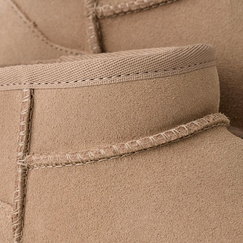 Detské topánky Ugg Classic Ultra Mini Platform 1157791K-SAN - béžové
