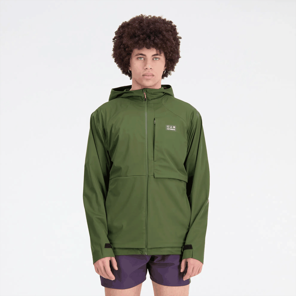 Pánska vetrovka New Balance MJ33276KOU - zelené