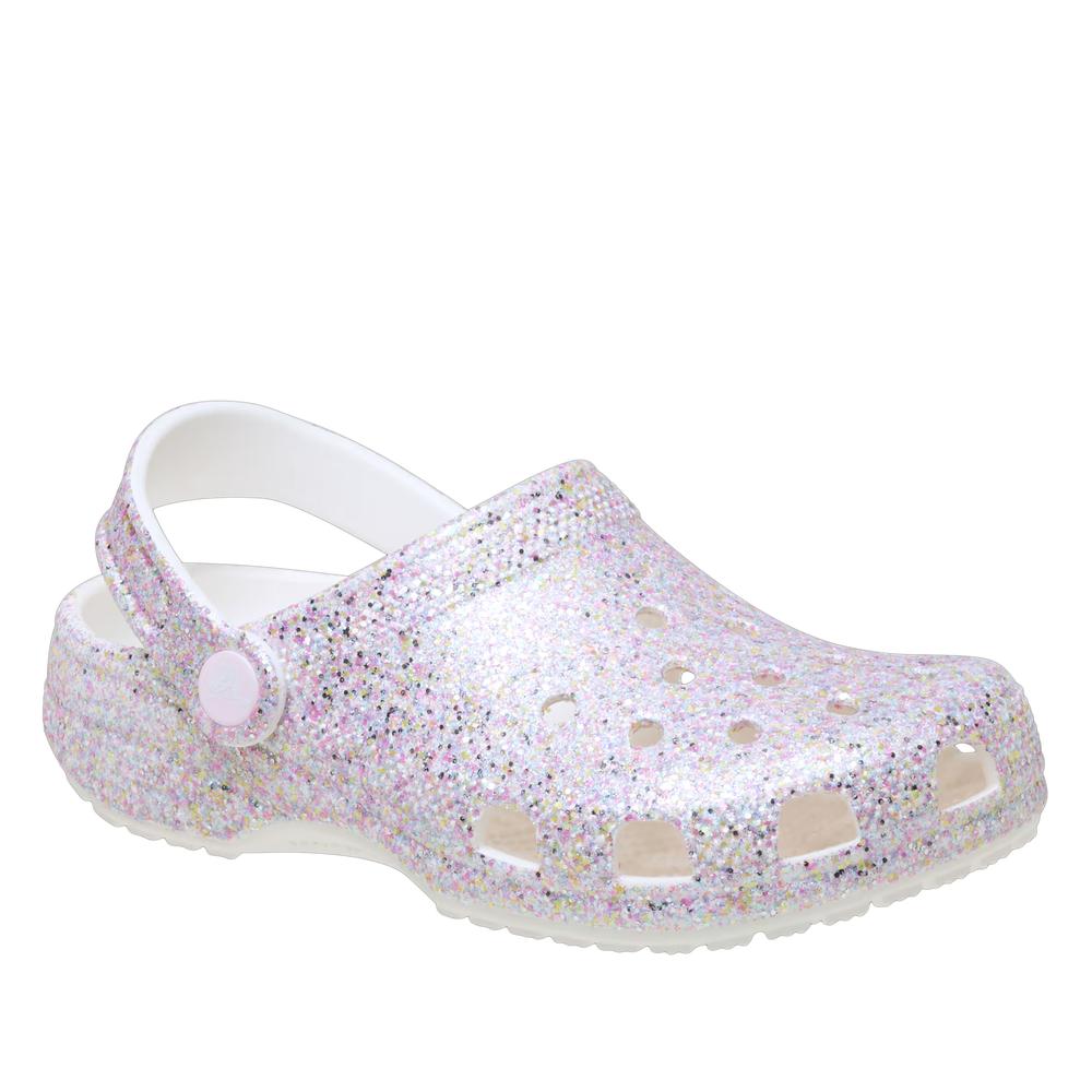 Klapky Crocs Classic Fantasy Glitter Clog 212561-100 - viacfarebné