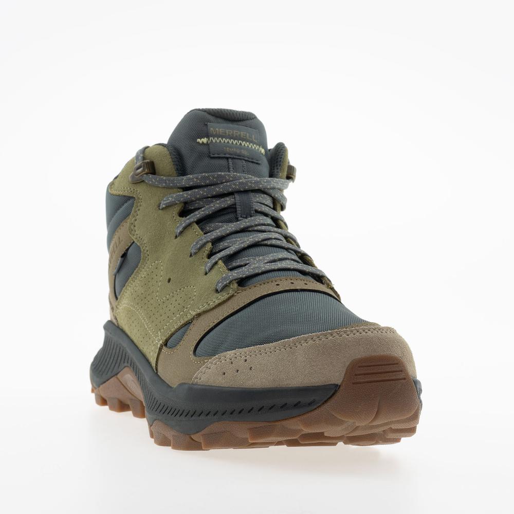 Pánske topánky Merrell Tempo Sol Mid Waterproof J038941 - zelené