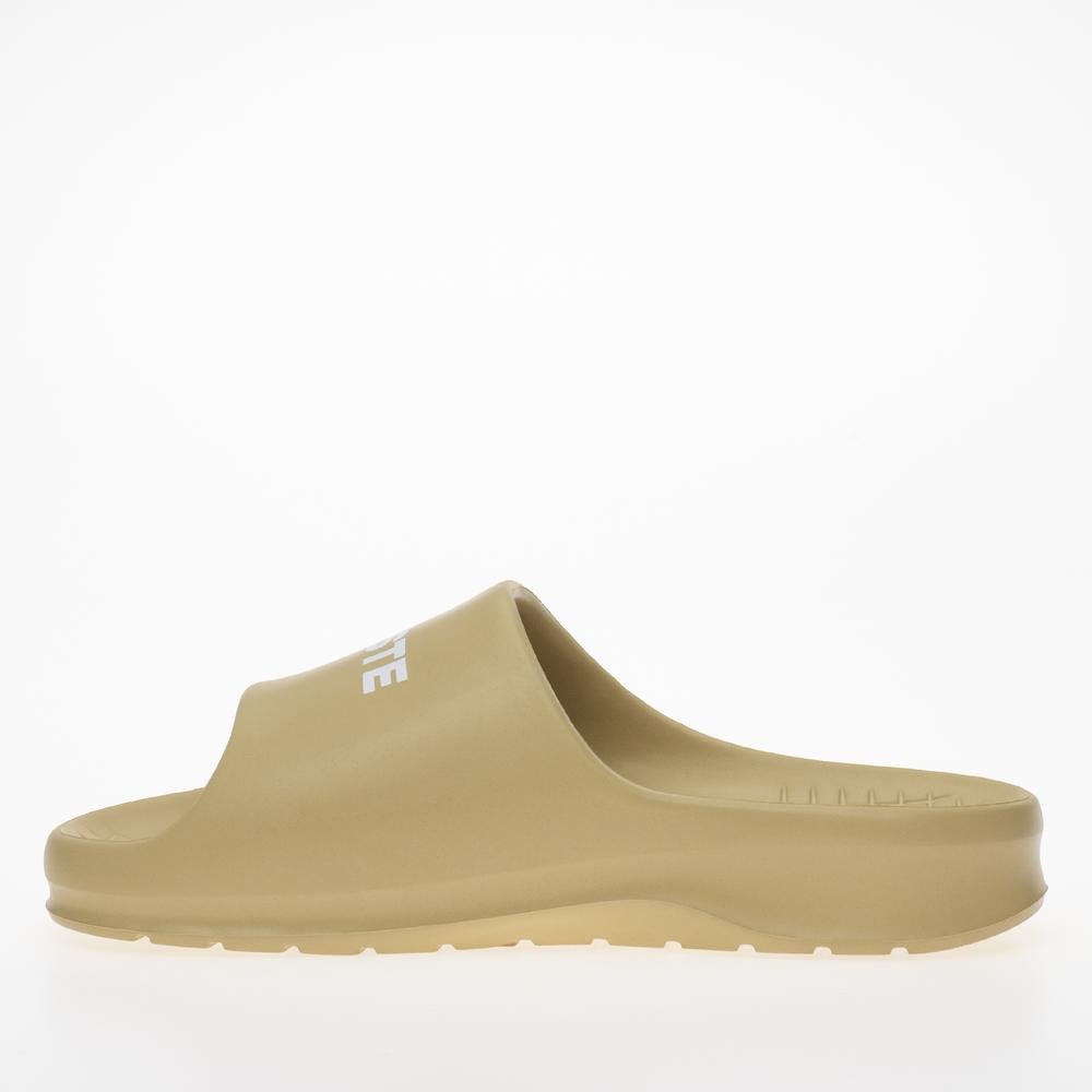 Klapky Lacoste Serve Slide 20 747CFA0020-CJ2 - béžové