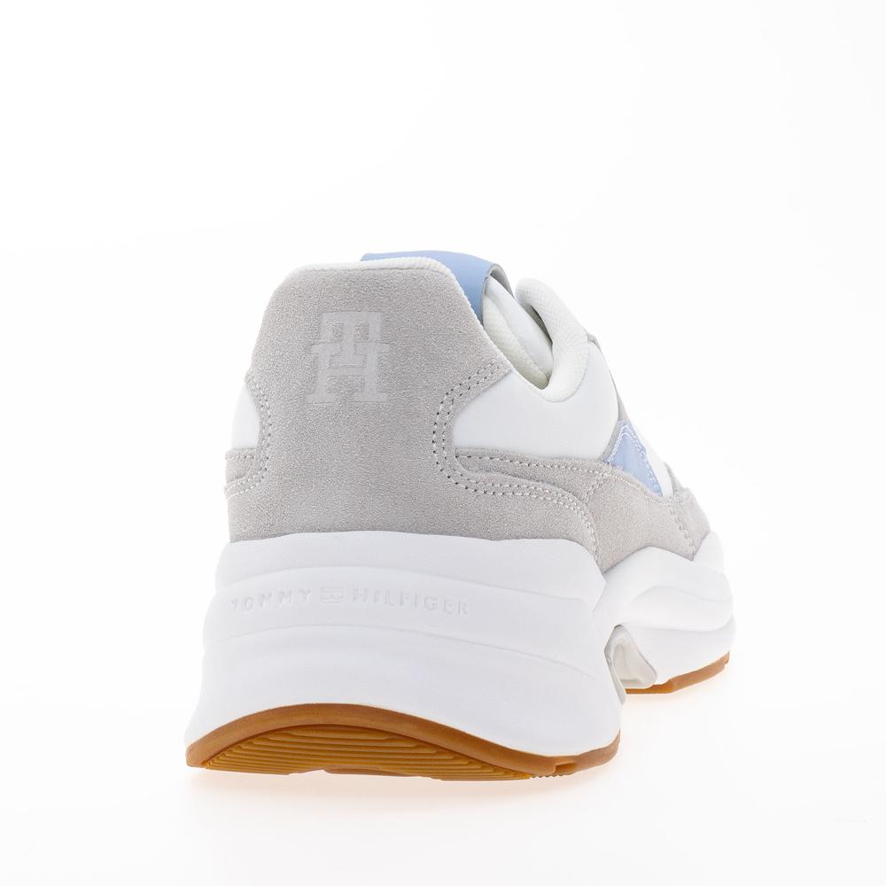 Topánky Tommy Hilfiger Chunky Feminine Runner Hardware FW0FW07703-PQT - biele