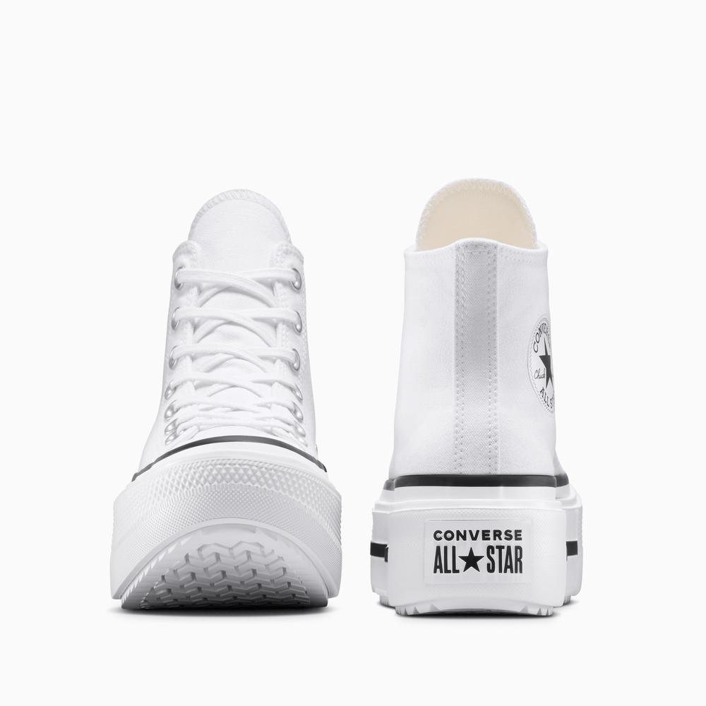 Dámske topánky  Converse Chuck Taylor All Star Lift Double Stack  A12976C - biele