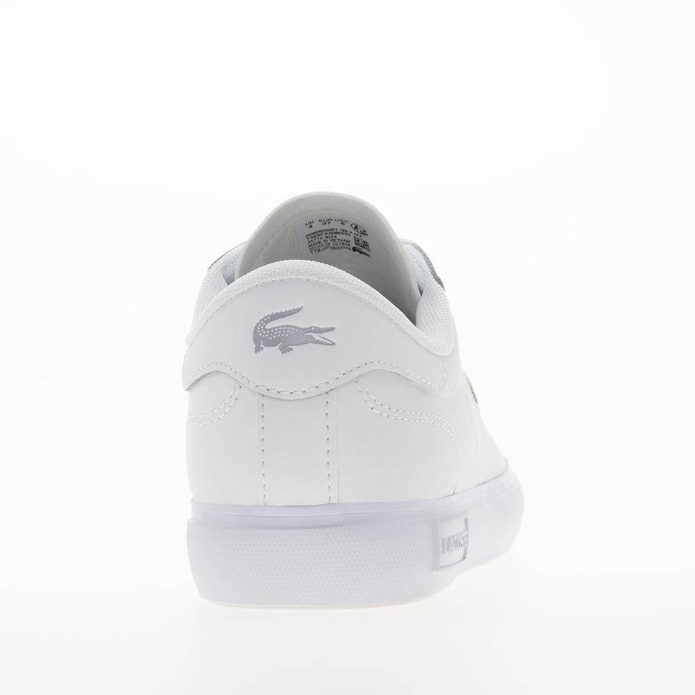 Topánky Lacoste Powercourt 125 2 SFA 749SFA0086-21G - biele