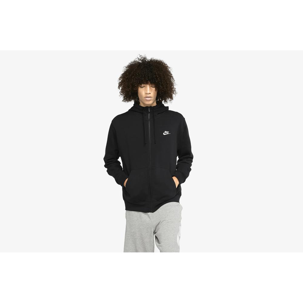 Blúza Nike NSW W Club Hoodie FZ BV2645-010 - čierne