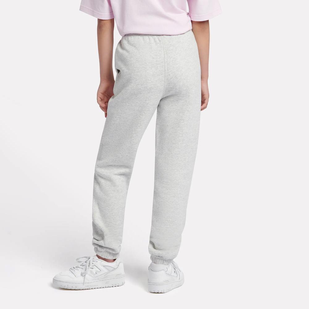 Detské nohavice New Balance LAKG0058AHH - šedý