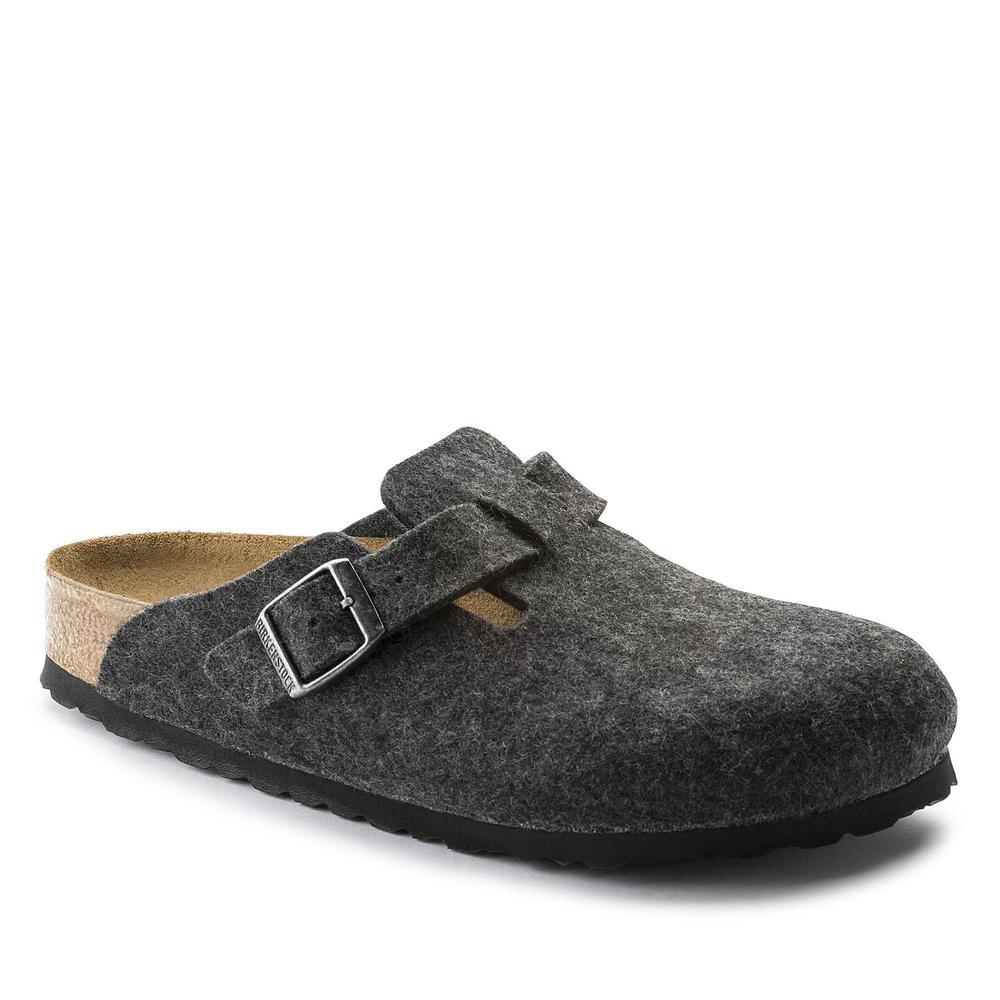 Klapky pánske Birkenstock Boston 160371 - šedý