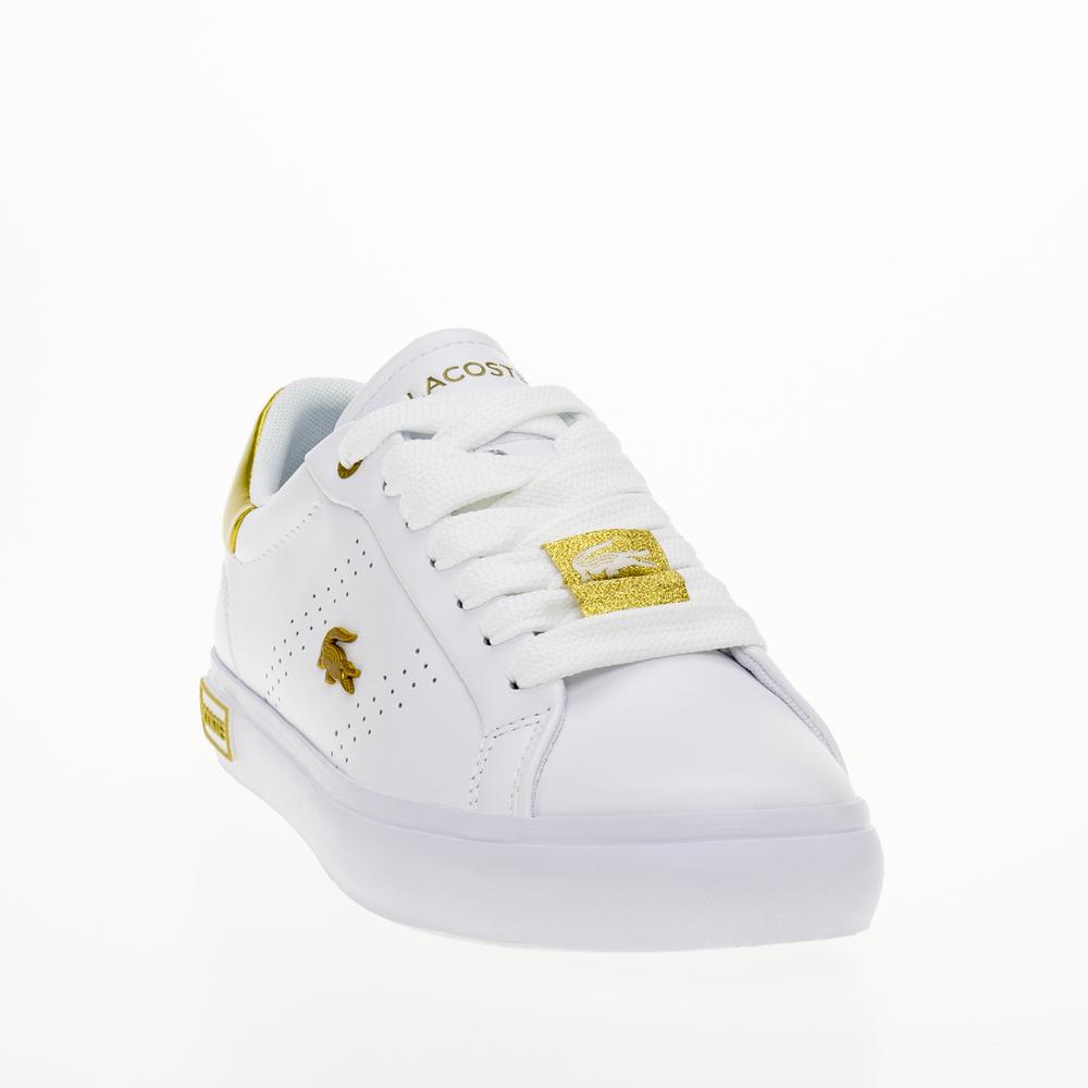 Topánky Lacoste Powercourt 2.0 745SFA0034-216 - biele