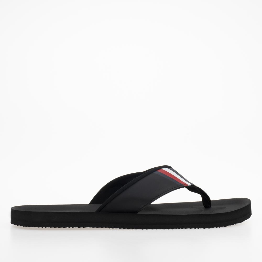 Žabky Tommy Hilfiger Comfortable Padded FM0FM04473-BDS - čierne