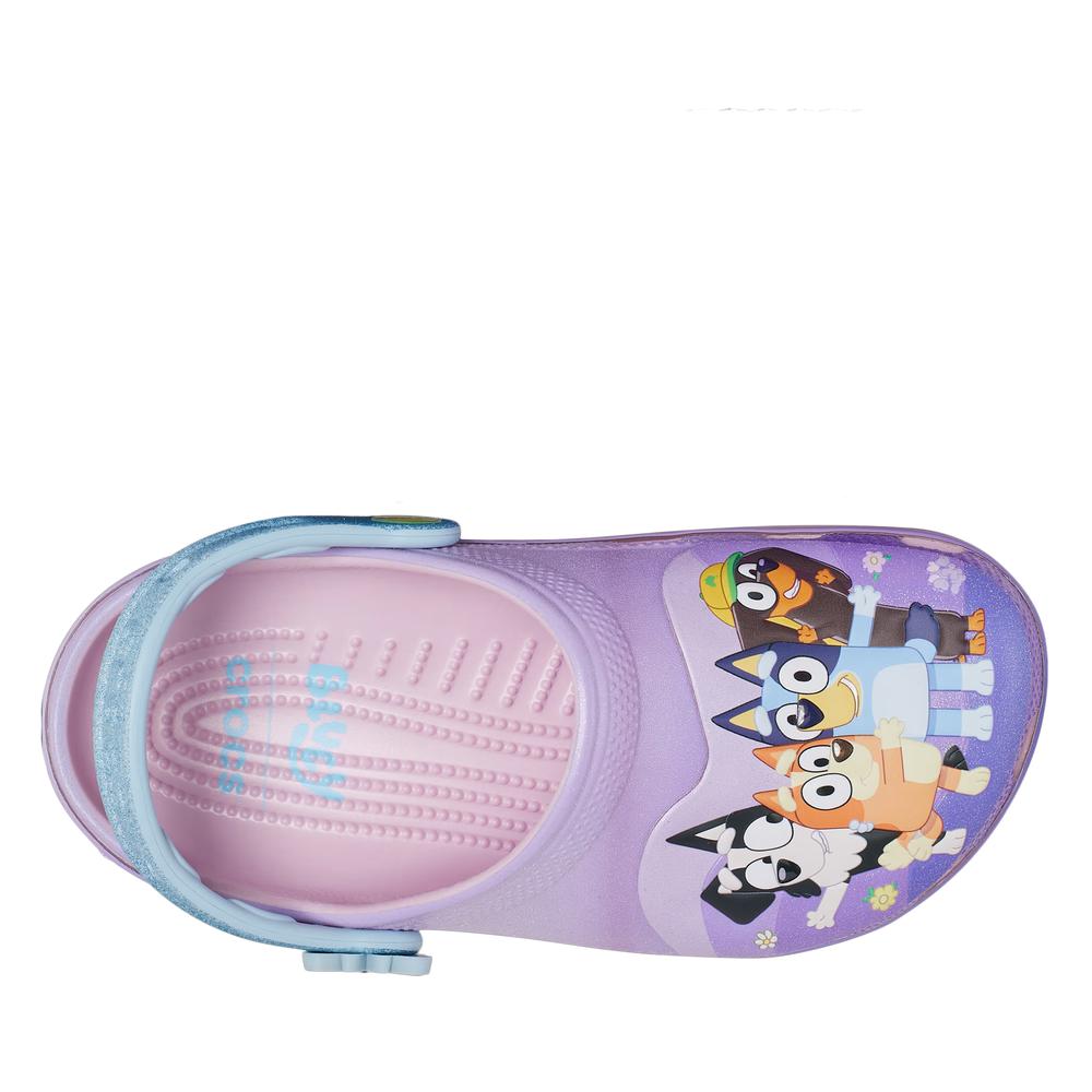 Detské klapky Crocs Toddler Bluey Friends Forever Classic Clog 212370-90H - ružové