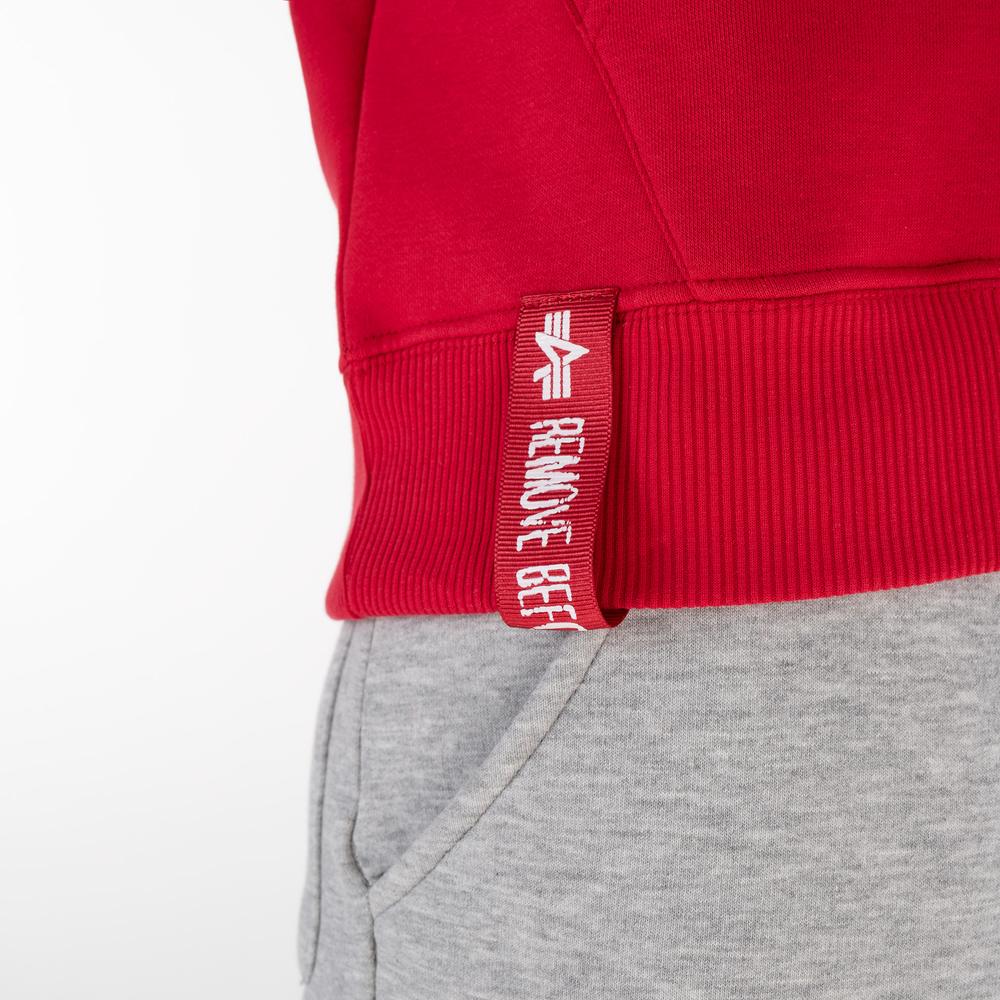 Blúzka Dresová Alpha Industries Basic Hoody 178312328 - červené