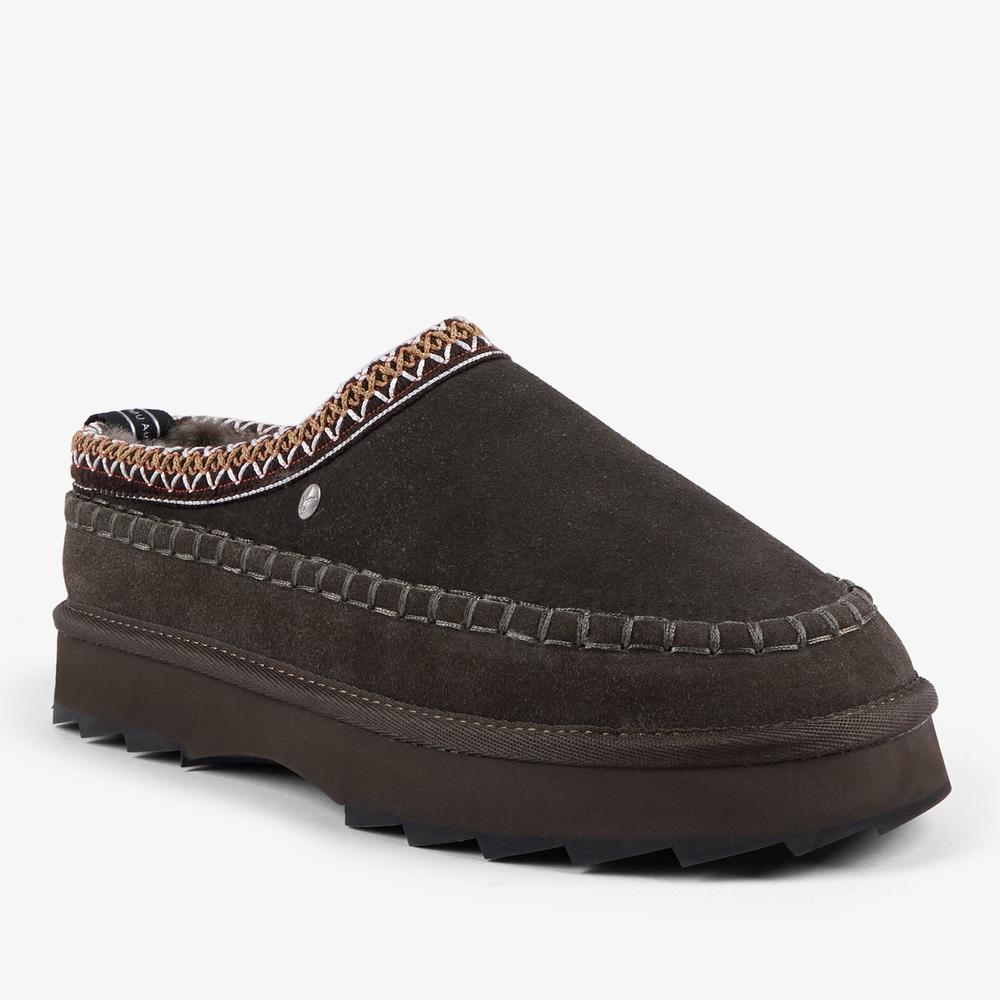 Dámská topánky  Emu Australia Sharky Adventure Scuff W13239OLID - zelené