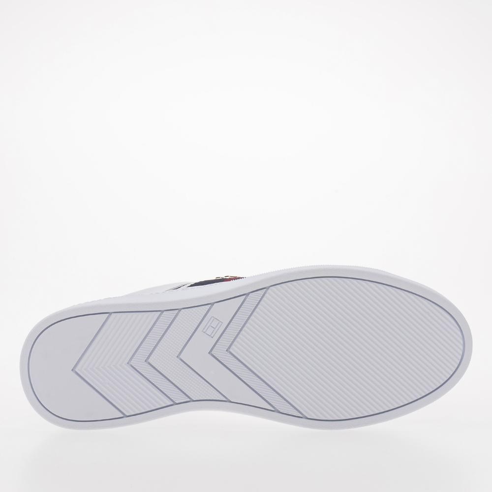 Topánky Tommy Hilfiger Corp Webbing Sneaker FW0FW07379-YBS - biele