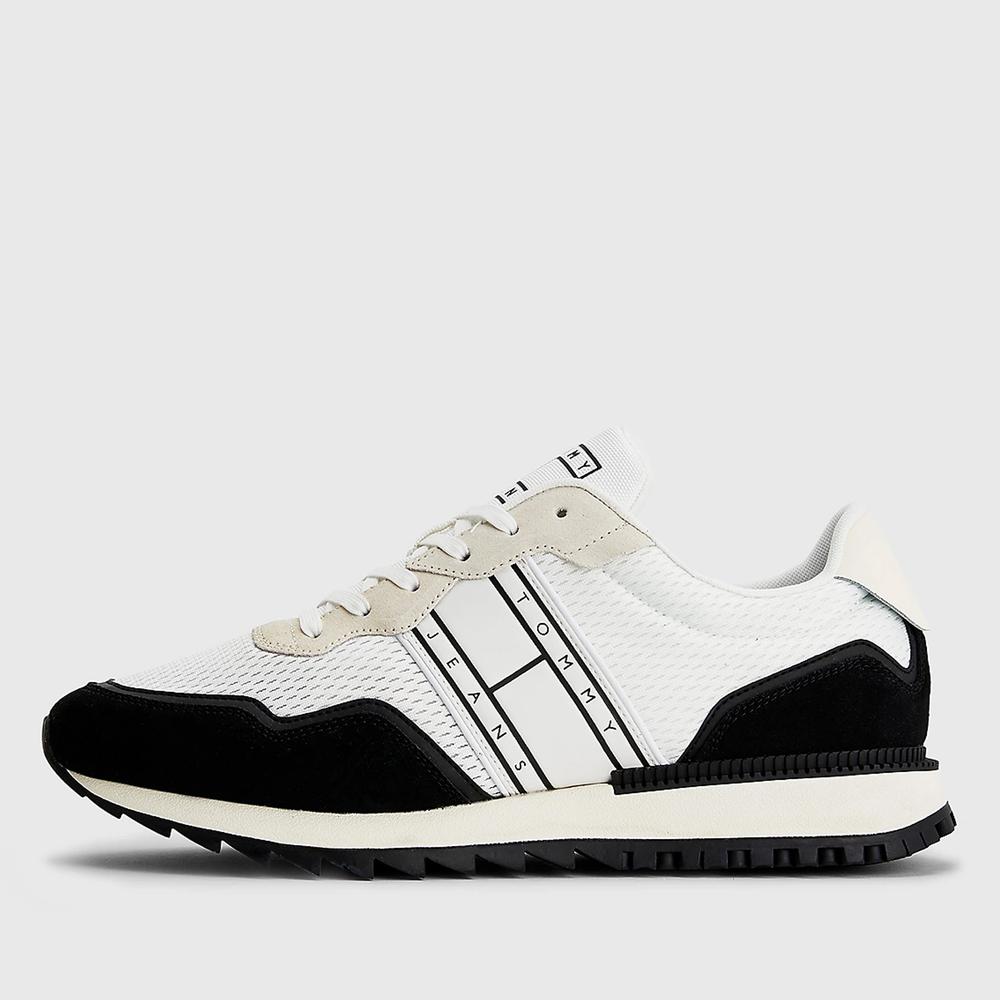 Topánky Tommy Jeans Runner EM0EM01167-BDS - biele