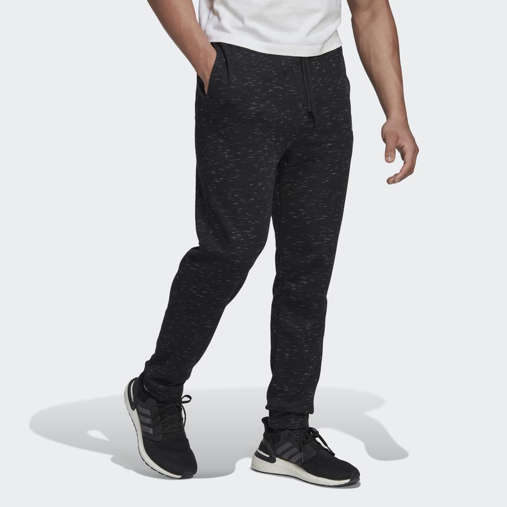 Nohavice adidas Essentials French Terry Melange Joggers HE1794 - čierne