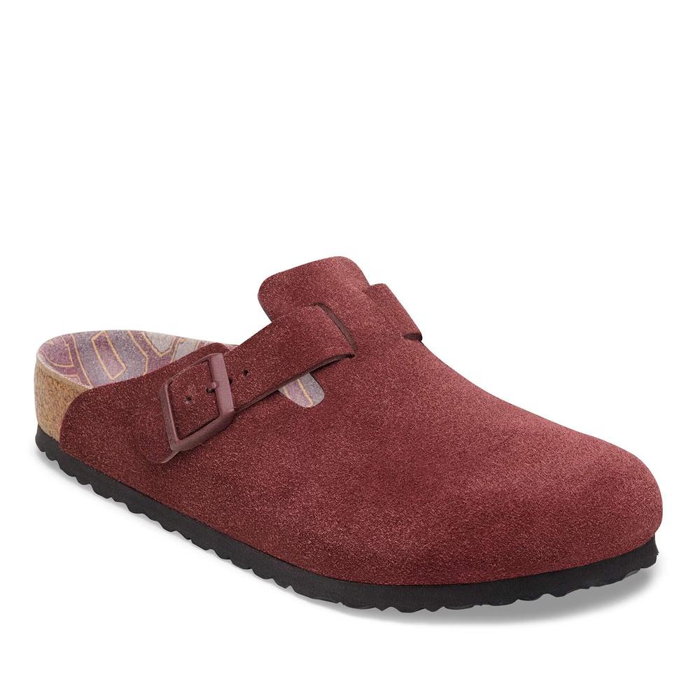 Klapky dámske Birkenstock Boston 1030648 - červené