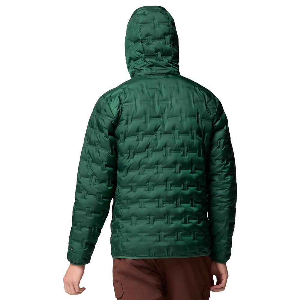 Mužský bunda Columbia Delta Ridge II Down Hooded 2086222375 - zelené