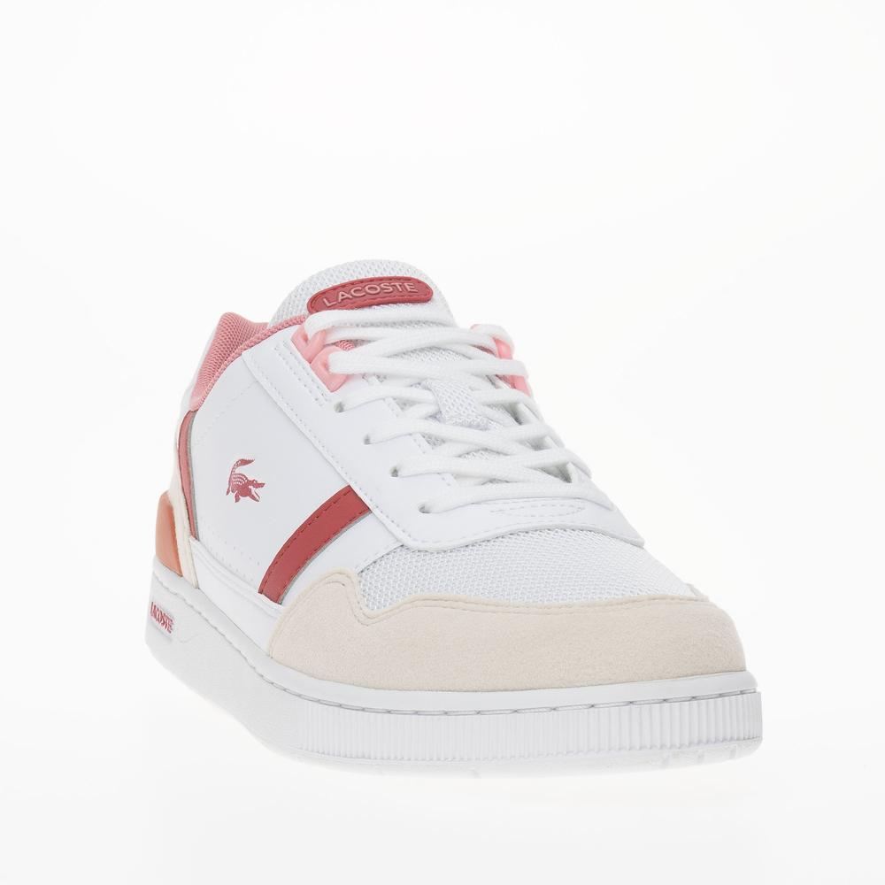 Topánky Lacoste T-Clip 124 6 SUJ 747SUJ0015-B53 - biele
