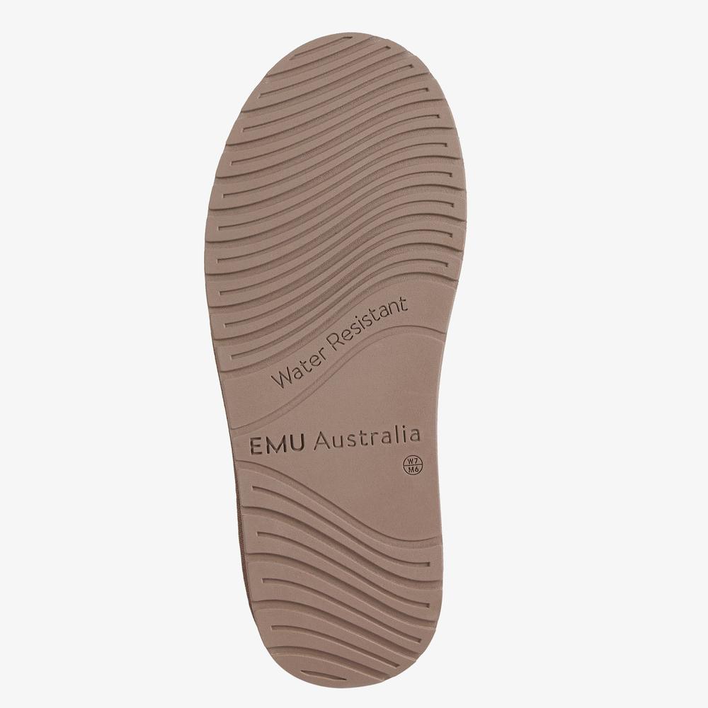 Topánky dámske Emu Australia Stinger Micro Flatform 2.0 W13296MUSH - hnedé