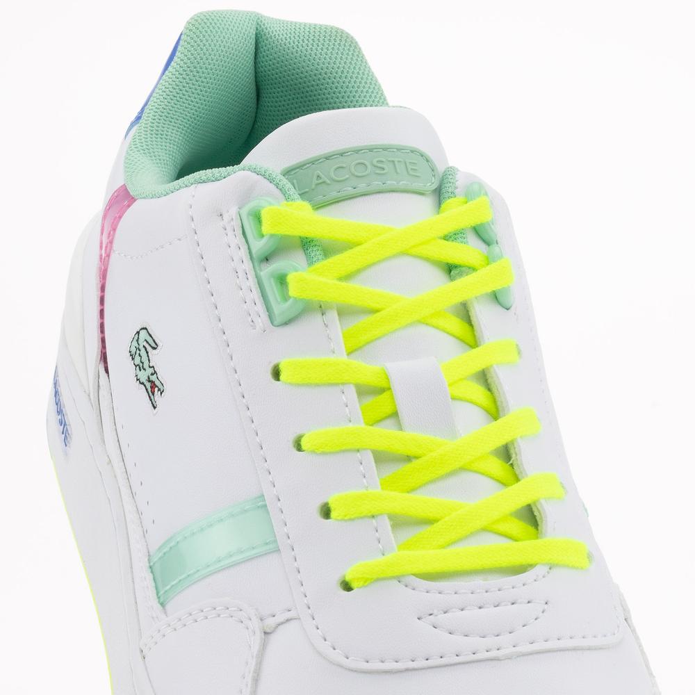 Topánky Lacoste T-Clip 123 3 SUJ SYN 745SUJ0017-082 - biele