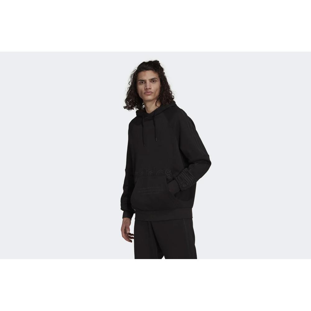 Blúza adidas Originals Graphics Tricolor Hoodie H13453 - čierne