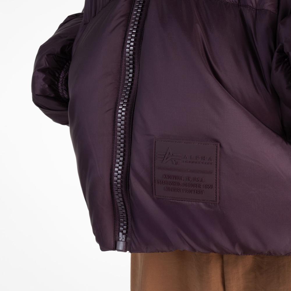 Bunda Alpha Industries Cloud Puffer Bomber 148006719 - fialové