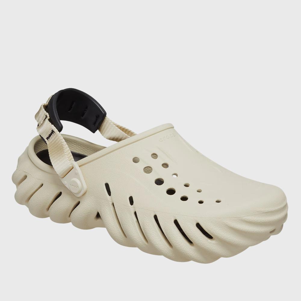 Klapky Crocs X-Echo Clog 207937-2YJ - béžové
