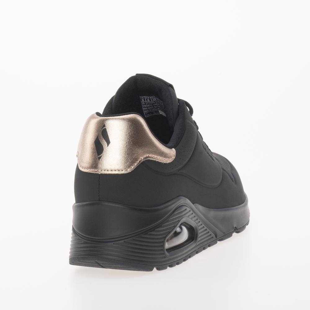Topánky dámske Skechers Uno Golden Air 177094BBK - čierne