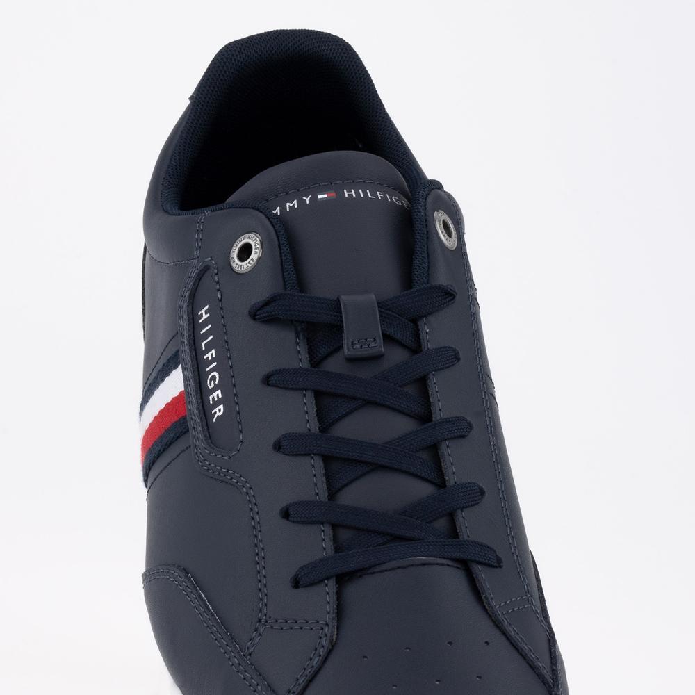 Topánky Tommy Hilfiger Classic LO Cupsole Leather FM0FM04277-DW5 - tmavomodré