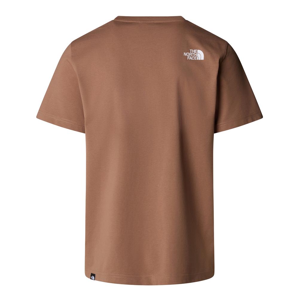 Tričko The North Face Easy 0A8A6C6E11 - hnedé