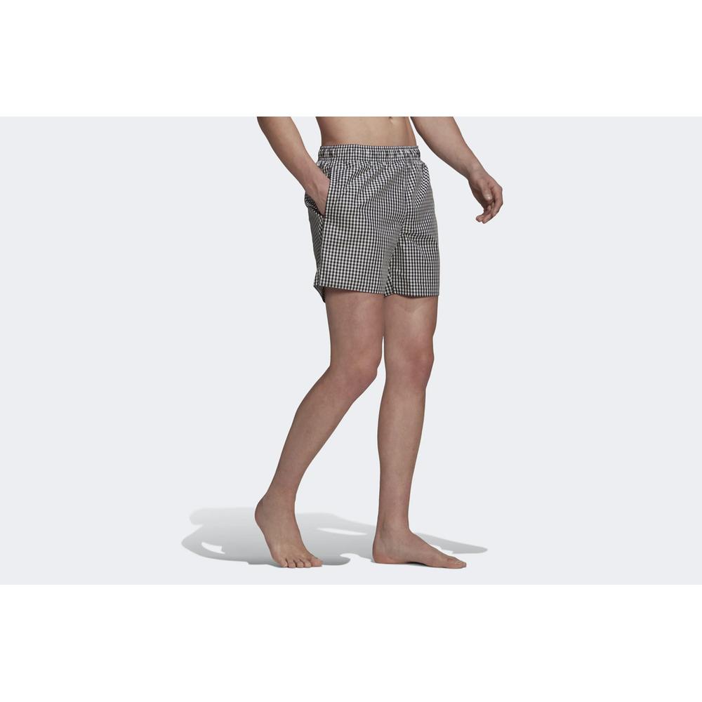 Šortky adidas Check Swim HA0368 - biele