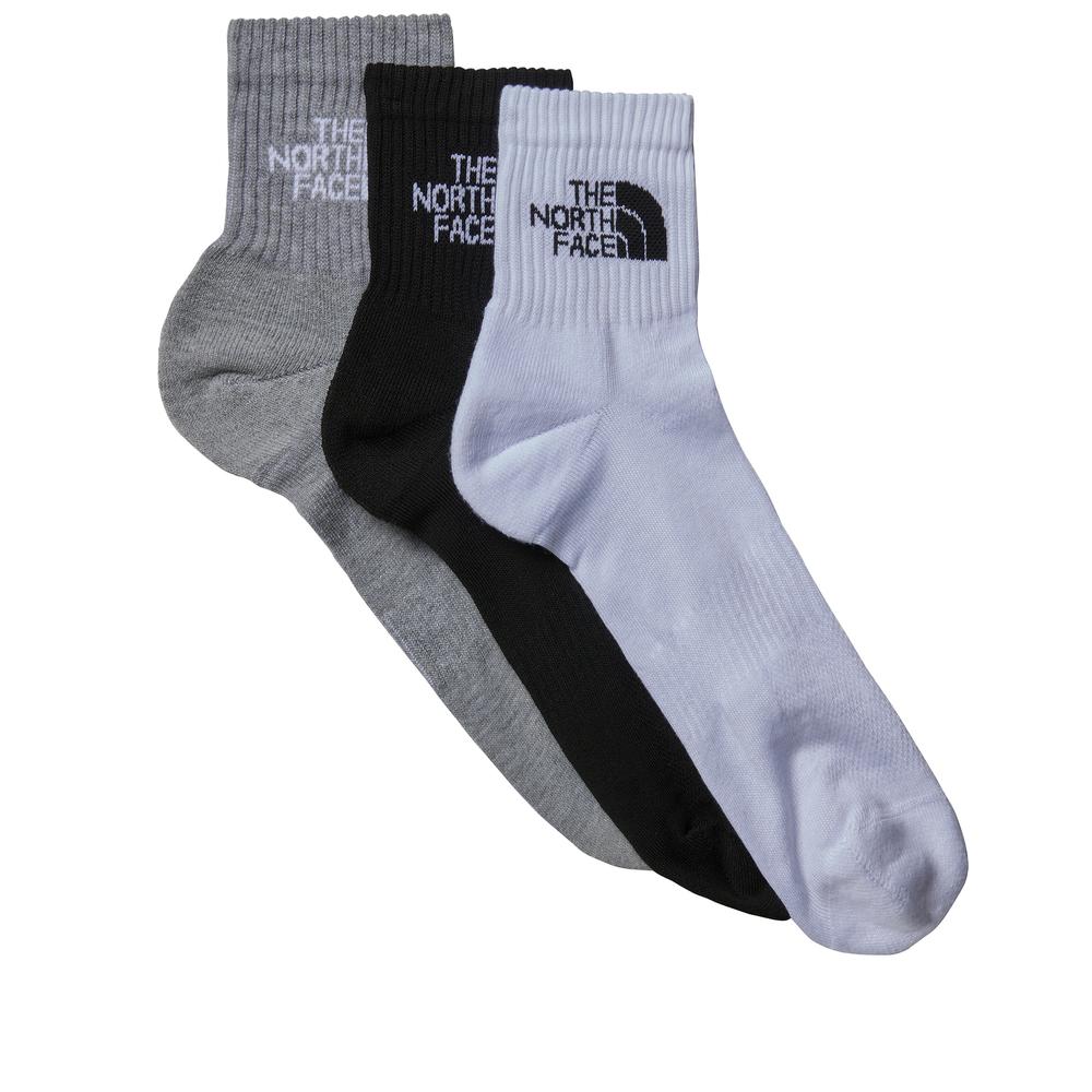 Ponožky unisex The North Face Multi Sport Cush Quarter Sock 3P 0A882G3OW1 - viacfarebné