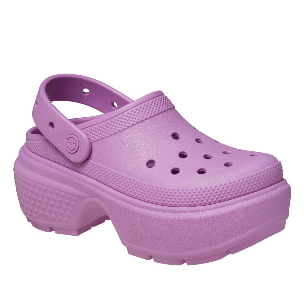 Klapky Crocs Stomp Clog 209347-6WQ - ružové