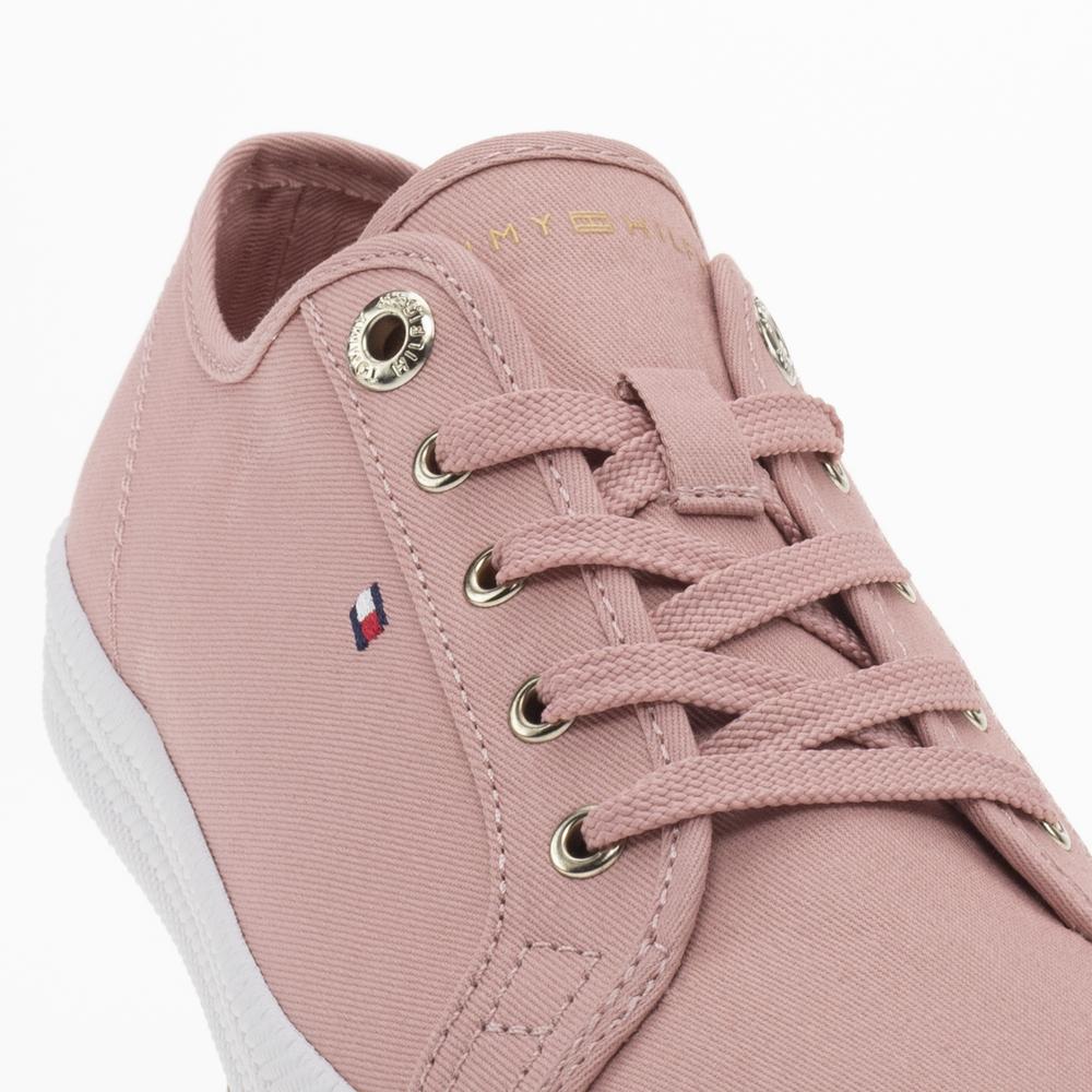 Topánky Tommy Hilfiger Essential Vulcanized Sneaker FW0FW07119-TQS - ružové