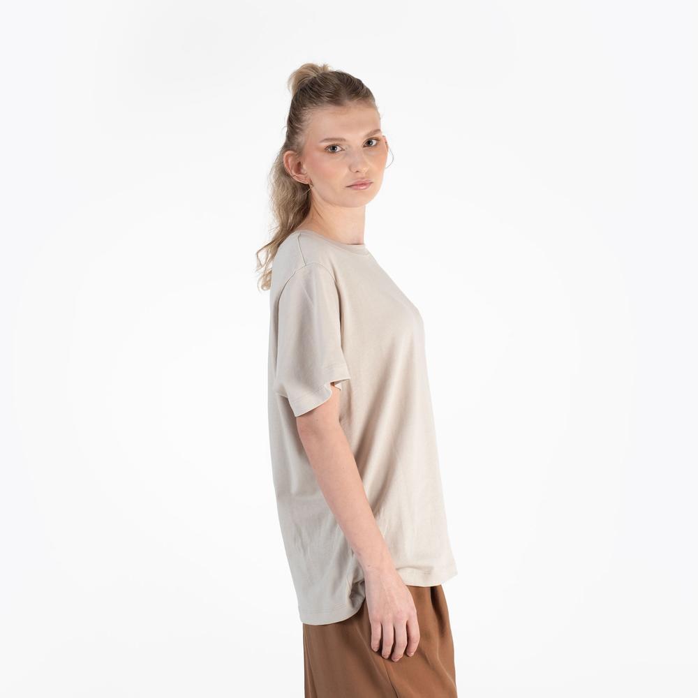 Tričko Champion Crewneck 117497-ES057 - béžové