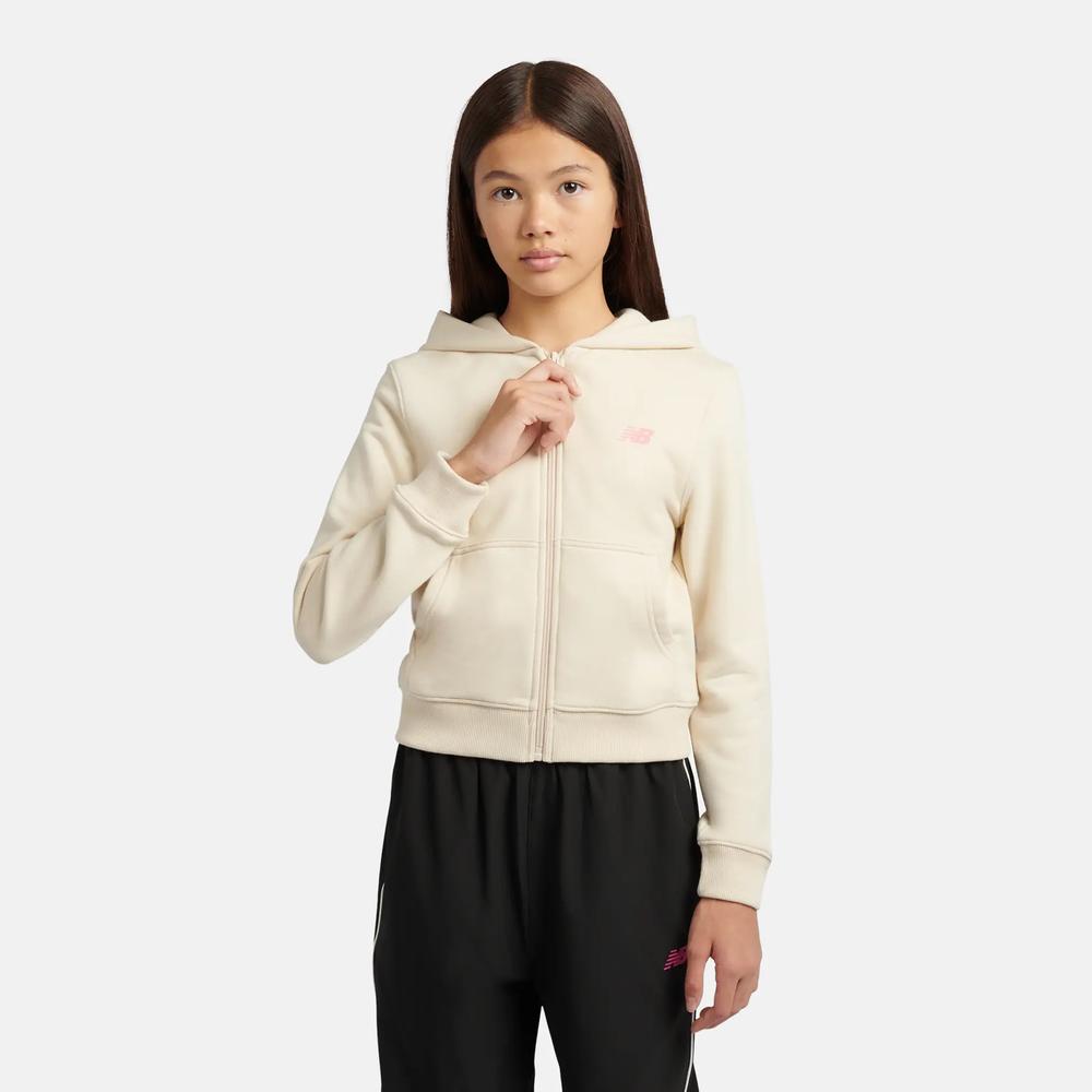 Dětské mikina New Balance YT61P93CLIN - béžové