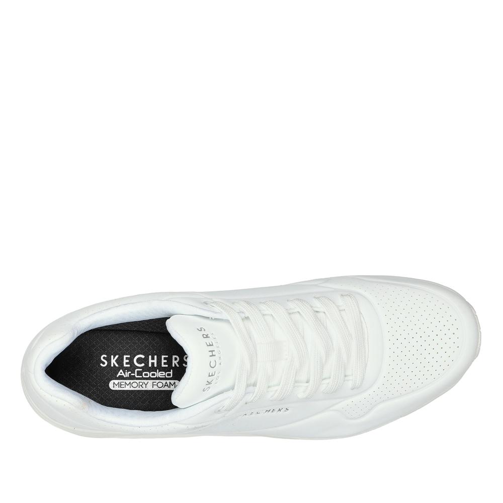 Pánske topánky Skechers Uno Stand on Air 52458W - biele