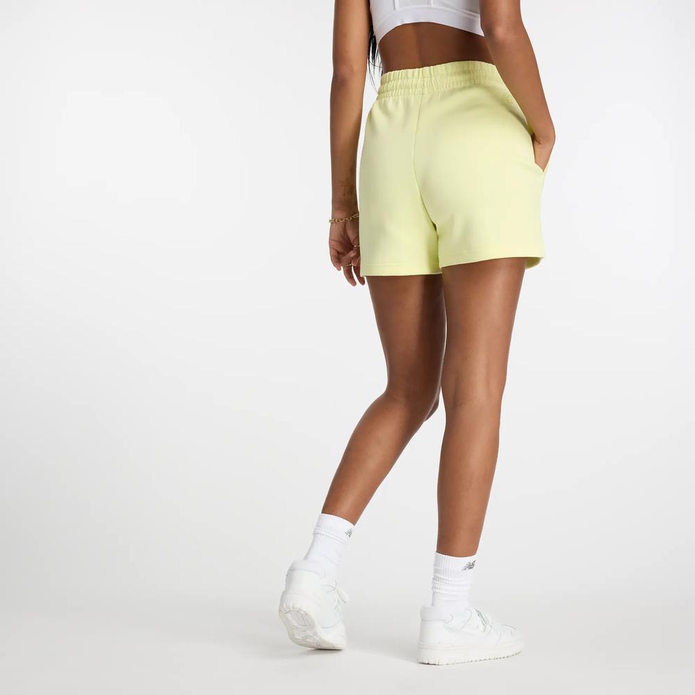 Dámske šortky New Balance WS41550LLT - žltá
