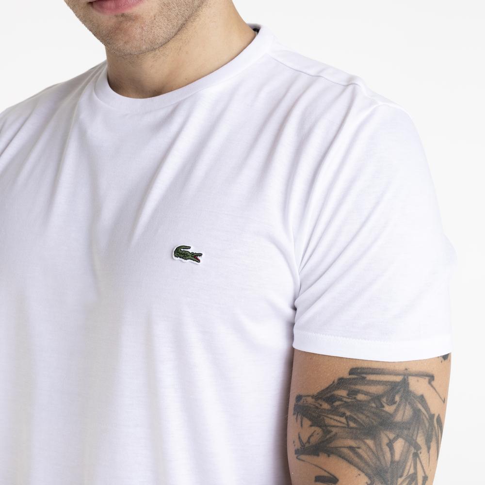 Tričko Lacoste Crew Neck Pime Cotton Jersey TH6709-001 - biele