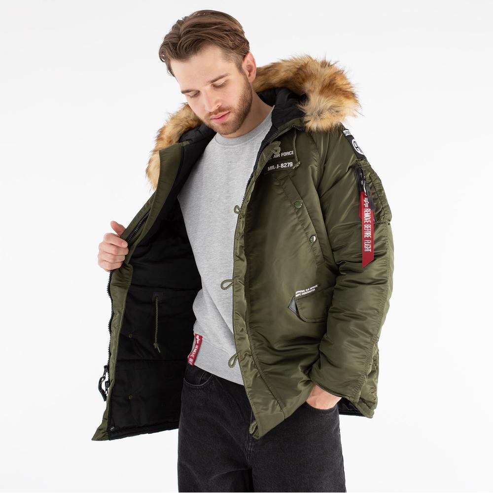 Bunda Alpha Industries N3B Airborne 188141257 - zelené