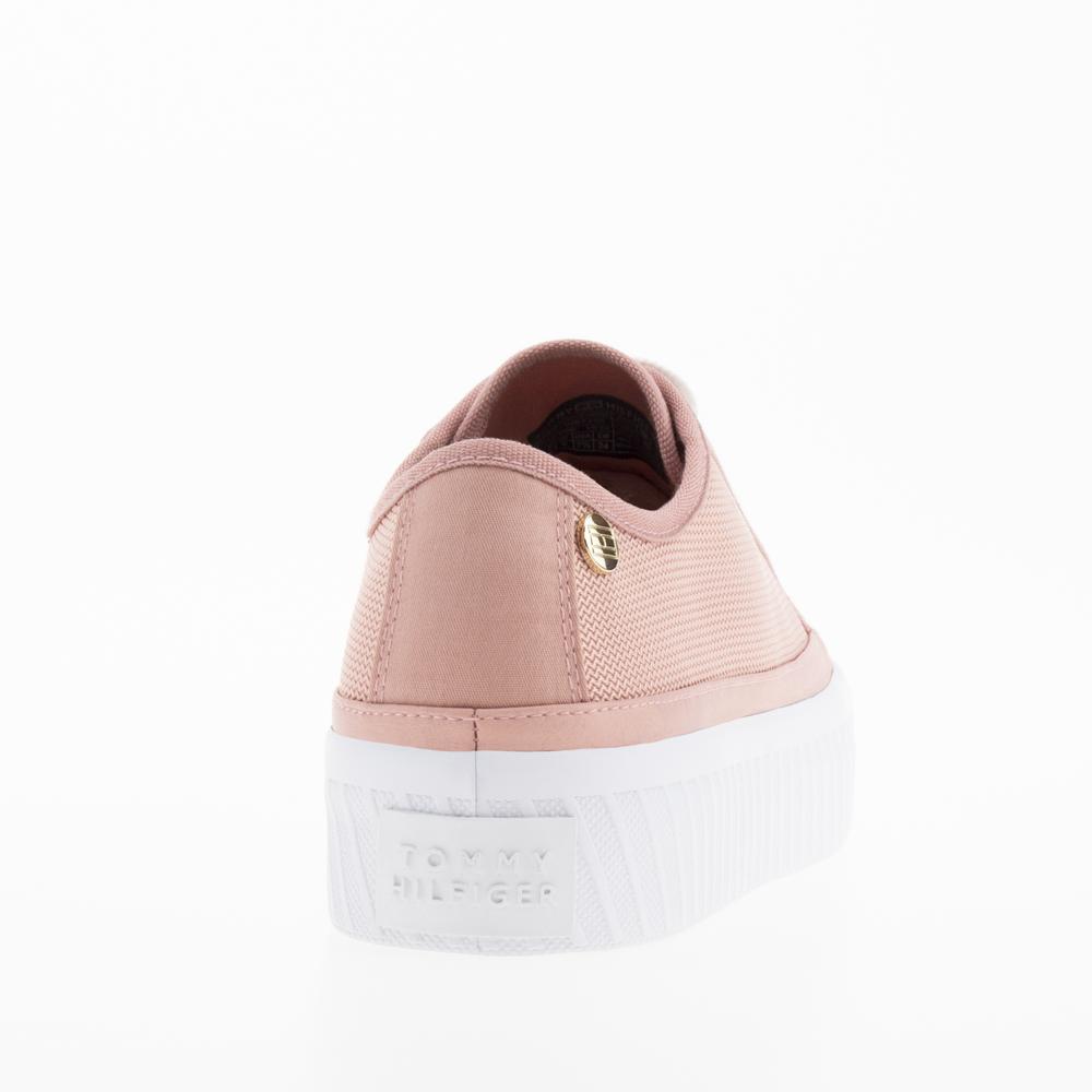 Topánky Tommy Hilfiger Platform Vulcanized FW0FW07156-TQS - ružové