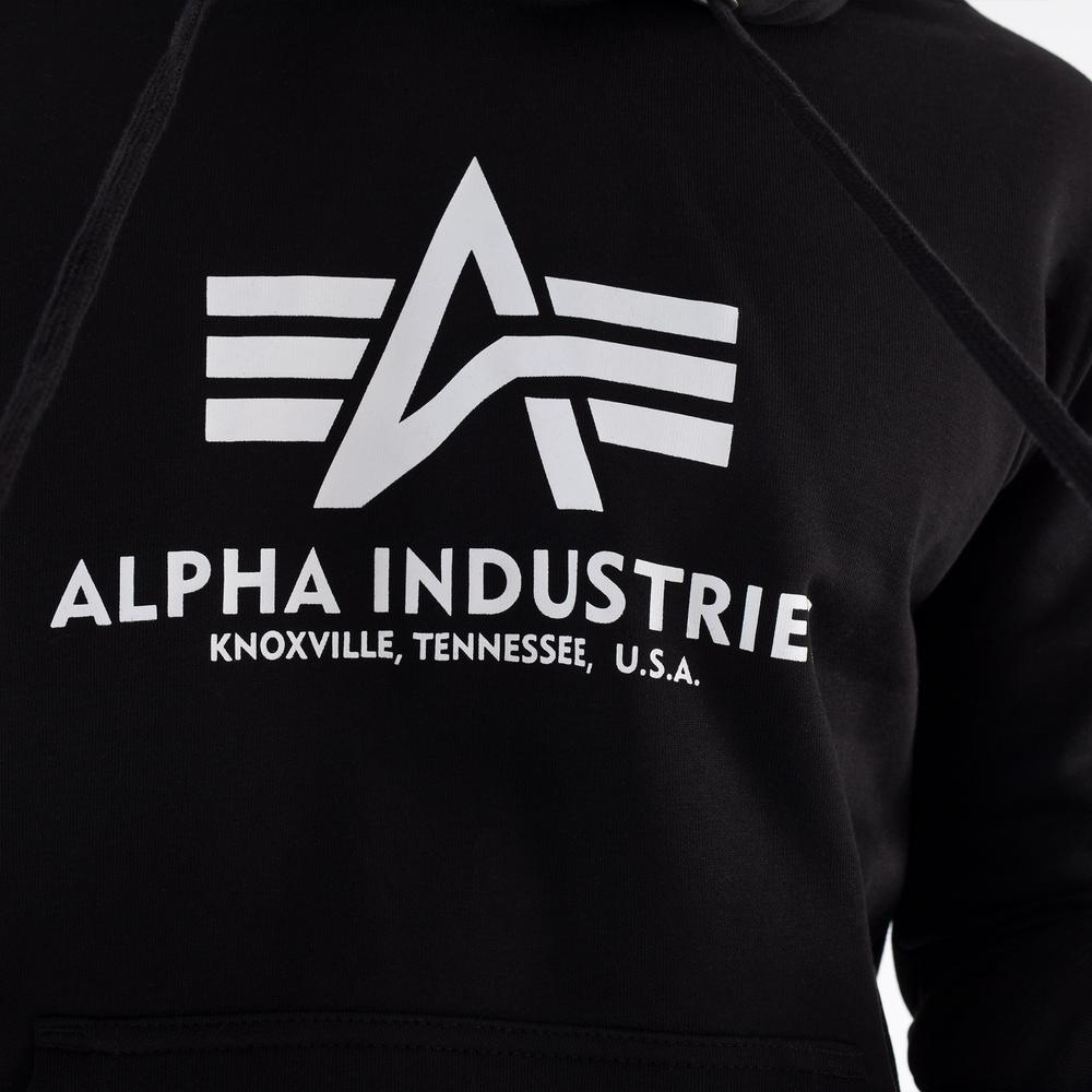 Blúza Alpha Industries Basic Hoody 17831203 - čierne