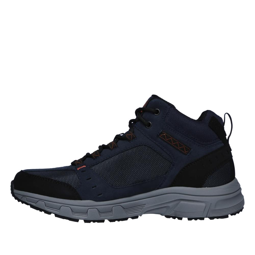 Topánky Skechers Relaxed Fit Oak Canyon Ironhide 51895NVOR - tmavomodré