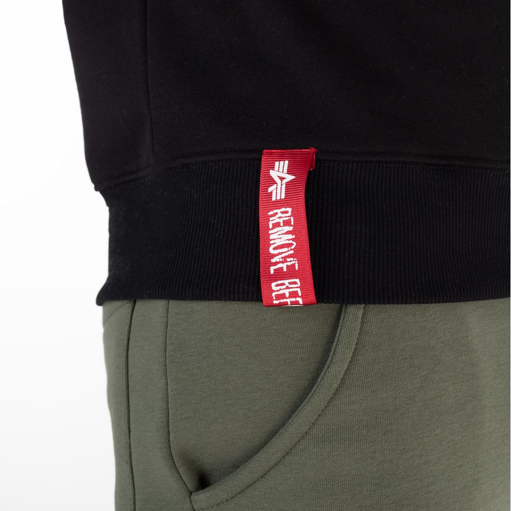 Blúza Alpha Industries Basic Sweater Small Logo 18830703 - čierne