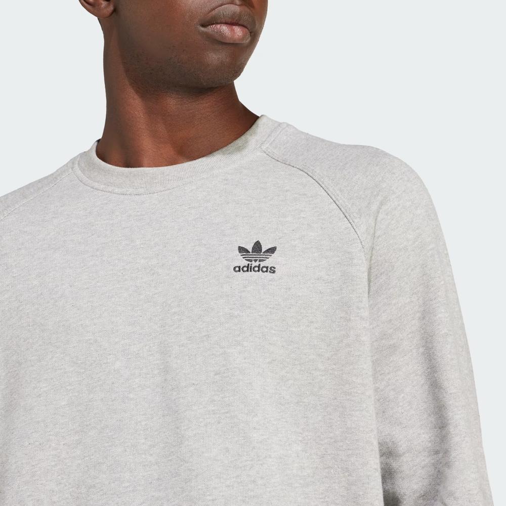 Blúza adidas Trefoil Essentials Crewneck IX7677 - šedý