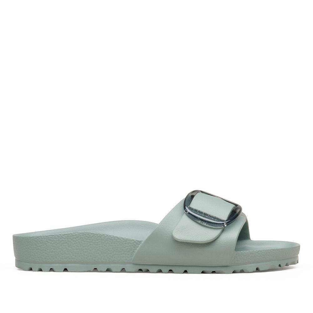 Klapky dámske Birkenstock Madrid Big Buckle 1031422 - zelené