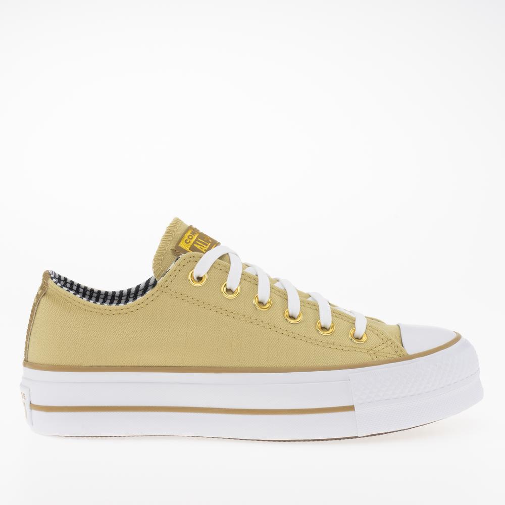 Topánky Converse Chuck Taylor All Star Lift Platform A08109C - žltá