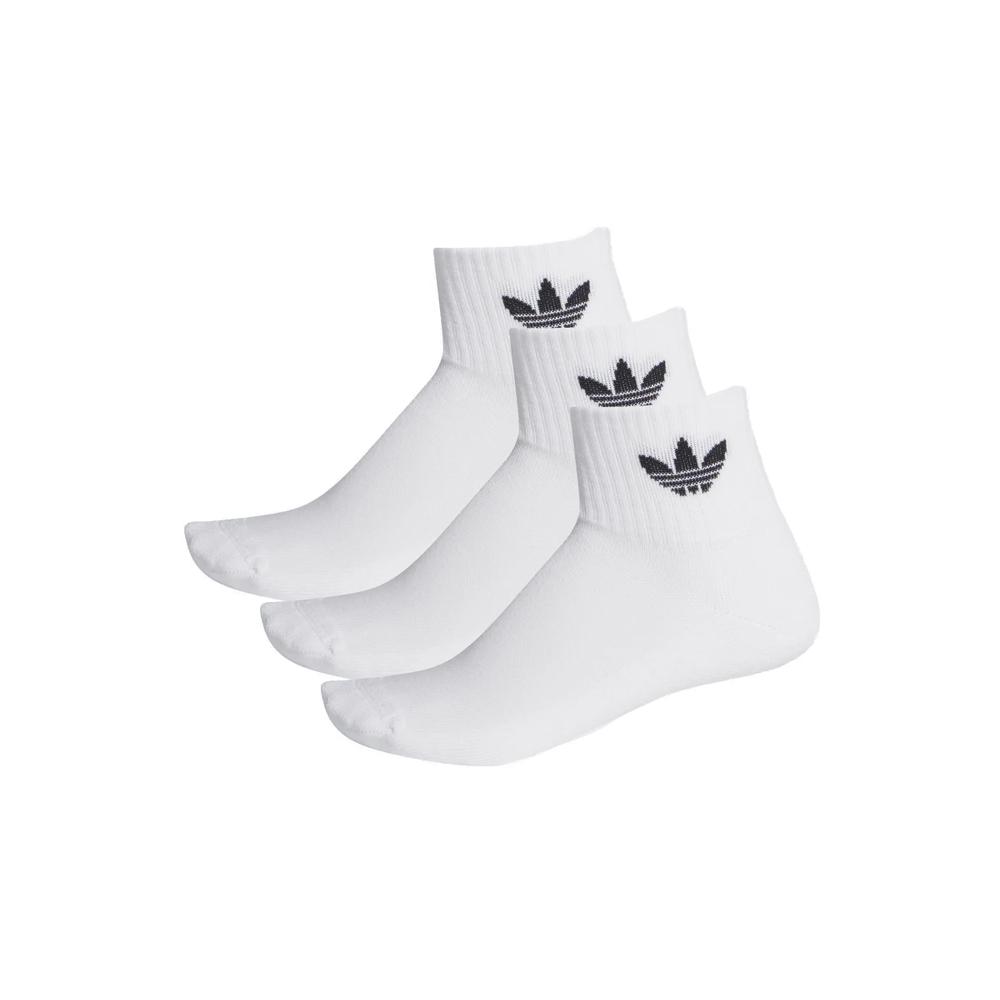 Ponožky adidas Mid-Cut Crew Socks 3 Pairs FT8529 - biele