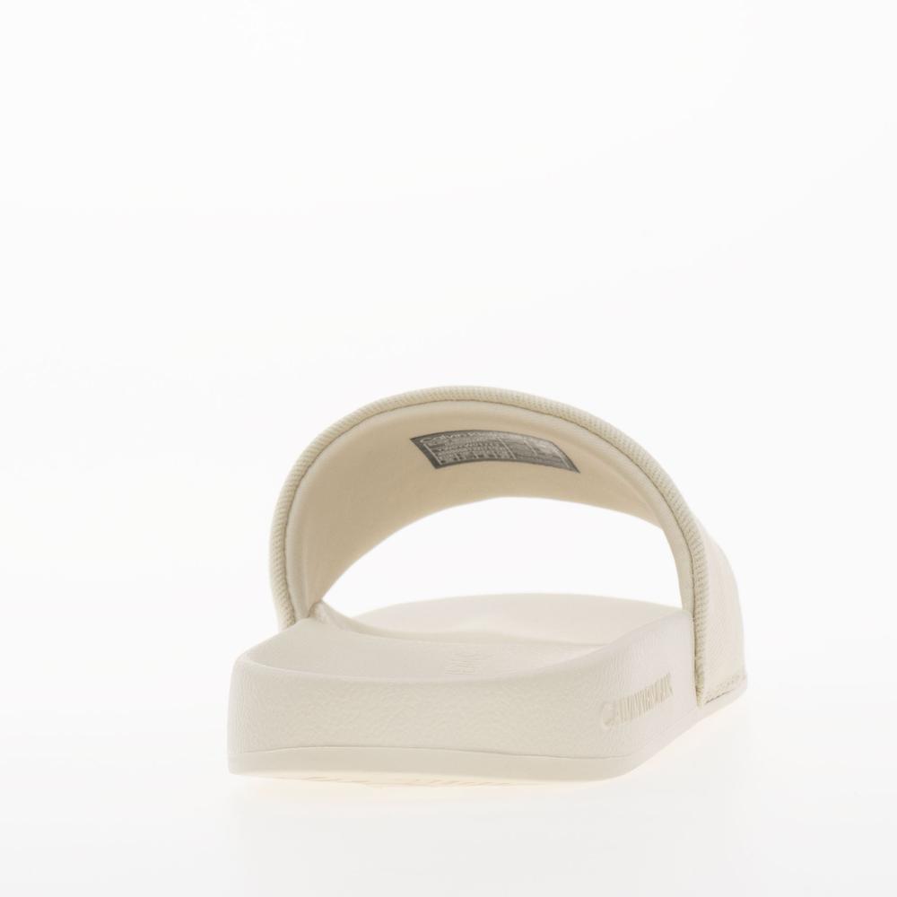 Klapky Calvin Klein Slide Monogram Hardware YW0YW01713-AEO - biele