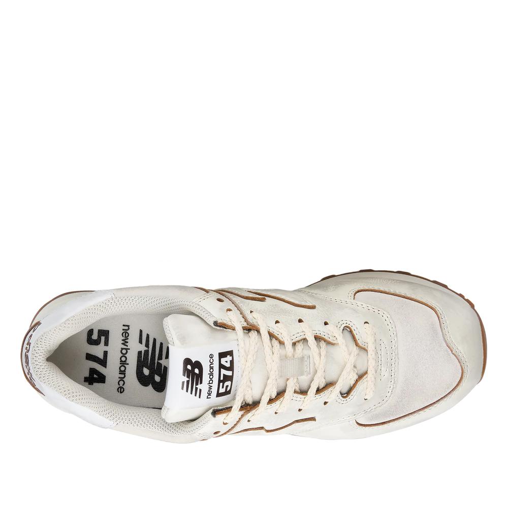 Dámske topánky New Balance W574HF - béžové